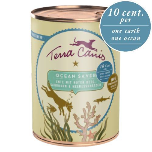 Foto Terra Canis - Save The Planet Ocean Saver all'Anatra con Barbabietola Rossa, Olivello Spinoso e Tesori del Mare da 400gr