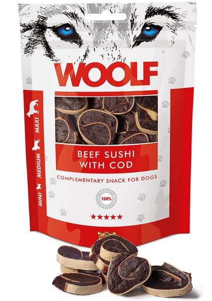 Foto Woolf - Sushi di Manzo e Merluzzo da 100g