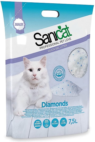 Foto Sanicat - Lettiera in Silicio Diamonds 7,5 L