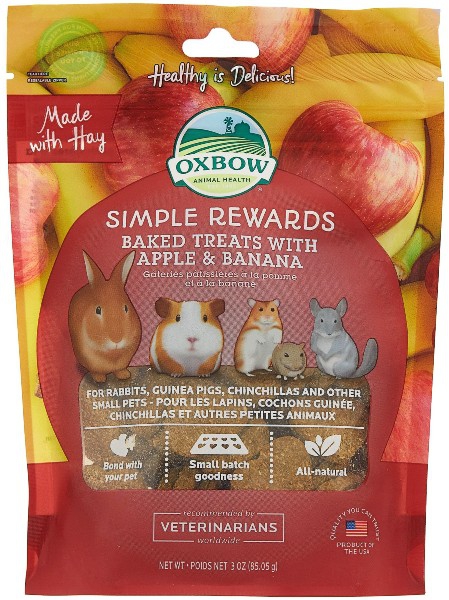 Foto Oxbow - Simple Rewards Dolcetti Cotti al Forno con Mela e Banana da 85 g