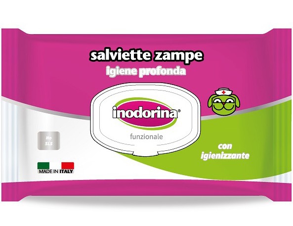 Foto Inodorina - Salviette Funzionali per Zampe da 40 pz