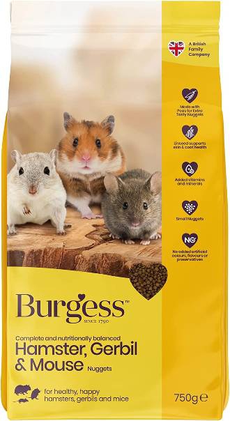 Foto Burgess Excel - Criceti, Gerbilli e Topolini da 750g