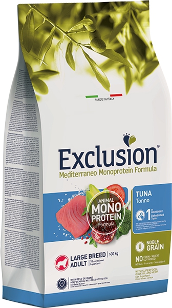 Foto Exclusion Mediterraneo - Adult Large al Tonno da 12 Kg