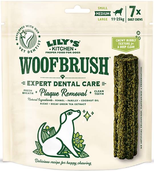 Foto Lily's Kitchen - Woofbrush Medium Snack Masticabili per Denti da 7x30g