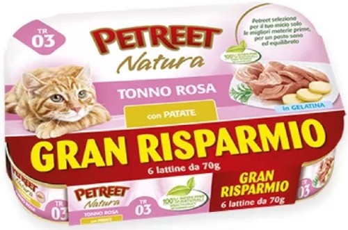 Foto Petreet - Tonno Rosa con Patate da 6x70g