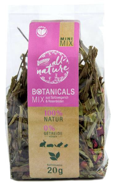 Foto Bunny Nature - Botanicals Mini Mix con Plantago Lanceolata e Fiori di Rosa da 20 g