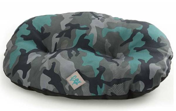 Foto Leopet - Cuscino Ovale Nettuno Oxford Camouflage 70x50cm