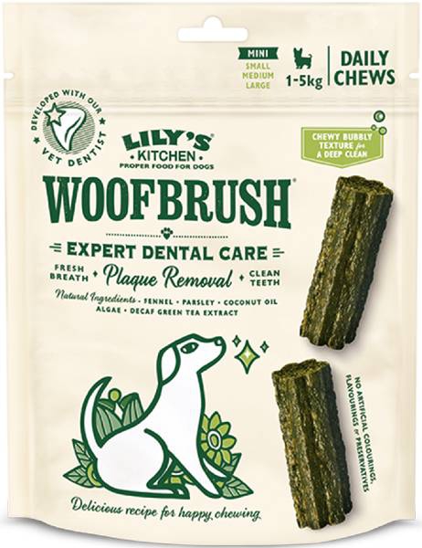 Foto Lily's Kitchen - Woofbrush Mini Snack Masticabili per Denti da 10x13g