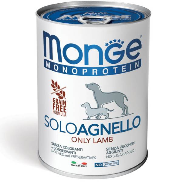 Foto Monge - Monoproteico Solo Agnello da 400g