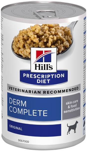 Foto Hill's - Prescription Diet Derm Complete Spezzatino per le Sensibilità Alimentari da 370g