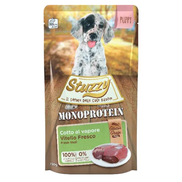 Foto Stuzzy - Bustine Monoprotein Puppy al Vitello da 150g