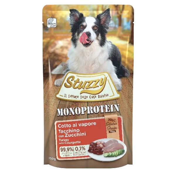 Foto Stuzzy - Bustine Monoprotein al Tacchino con Zucchine da 150g