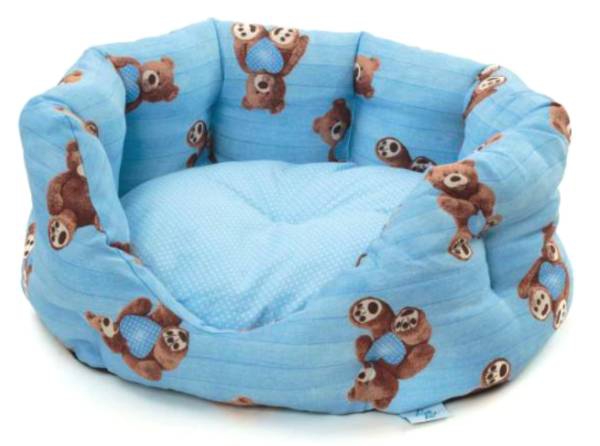 Foto Leopet - Cuccia Zea Baby Bear Celeste 50x45x21h cm