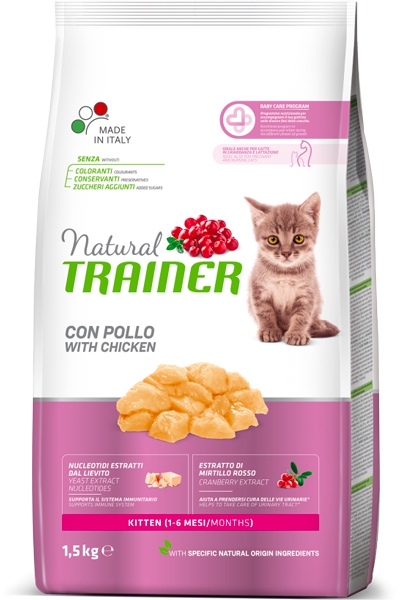 Foto Natural Trainer -  Kitten con Pollo Fresco da 1.5 Kg