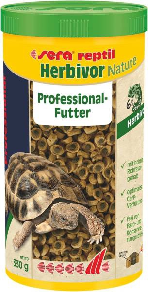 Foto Sera Reptil - Professional Herbivor Nature da 1000ml