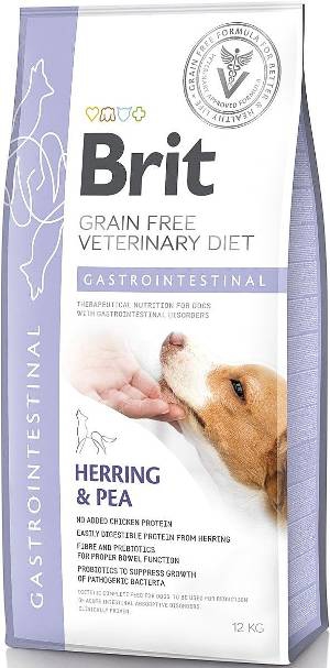 Foto Brit Veterinary Diet - Gastrointestinal con Aringa, Salmone, Piselli e Grano Saraceno da 12 Kg