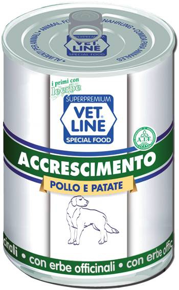 Foto Vet Line - Accrescimento al Pollo da 400g