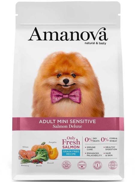 Foto Amanova - Adult Mini Sensitive Salmon Delux da 7 Kg