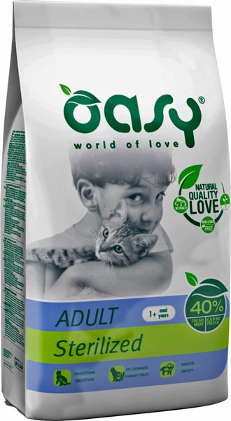 Foto Oasy - Adult Sterilized al Pollo da 1.5 Kg