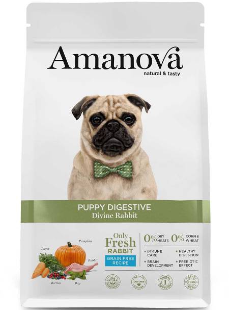 Foto Amanova - Puppy Digestive Divine Rabbit da 7 Kg