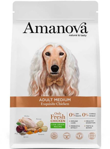 Foto Amanova - Adult Medium Exquisite Chicken da 12 Kg