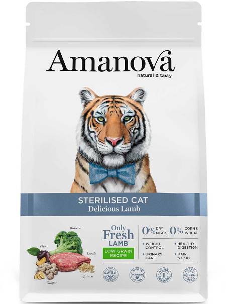 Foto Amanova - Sterilised Cat Delicious Lamb da 4 Kg