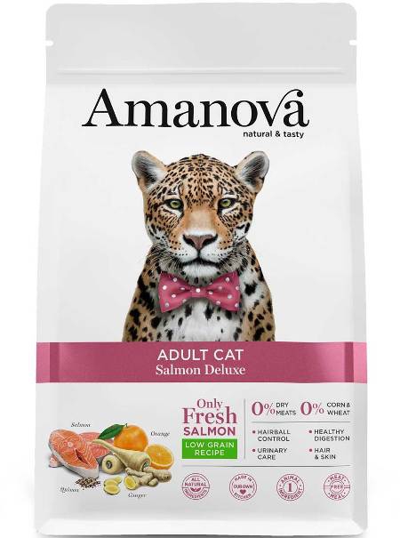 Foto Amanova - Adult Cat Salmon Deluxe da 6 Kg