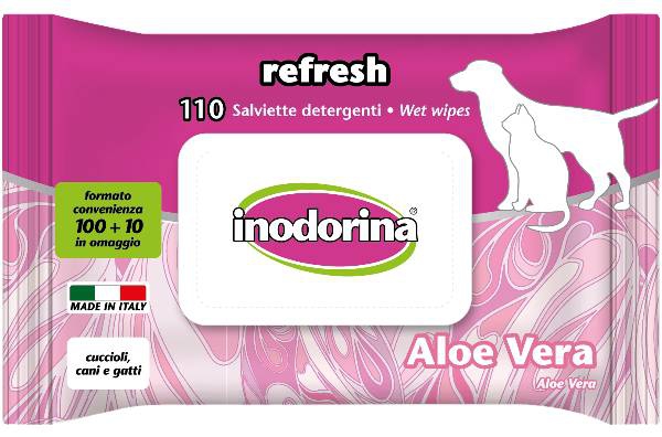 Foto Inodorina - Salviette Refresh all'Aloe Vera 110 pz