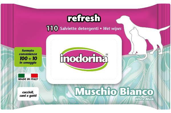 Foto Inodorina - Salviette Refresh al Muschio Bianco 110 pz