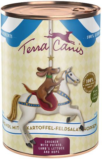 Foto Terra Canis - Menu Oktoberfest Pollo con Insalata di Patate e Songino, Luppolo e Mirtillo Rosso da 400g