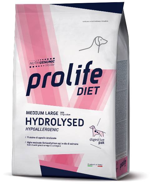 Foto Prolife - Vet Hydrolysed Hypoallergenic Medium/Large con Agnello da 8 Kg