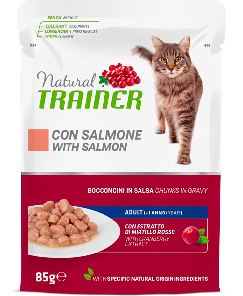 Foto Natural Trainer - Adult con Bocconcini di Salmone in Salsa da 85g