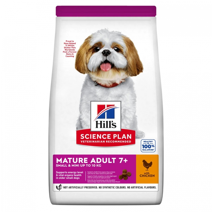 Foto Hill's - Science Plan Mature Adult 7+ Small & Mini al Pollo da 6 Kg