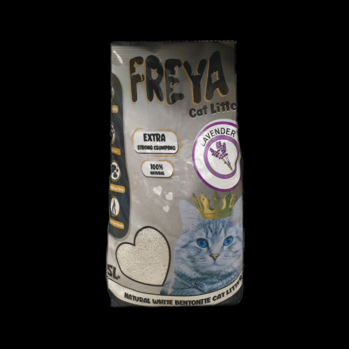 Foto Freya - Lettiera per Gatti Agglomerante in Bentonite alla Lavanda da 5 LT