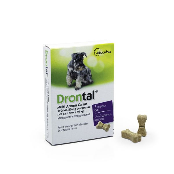 Foto Vetoquinol - Drontal Multi Aroma Carne 2 cpr