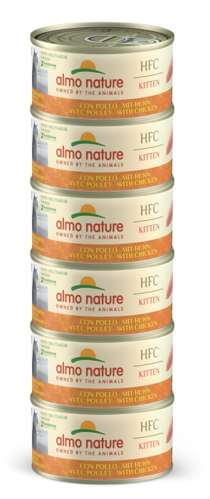 Foto Almo Nature - HFC Megapack Kitten con Pollo da 6x70g