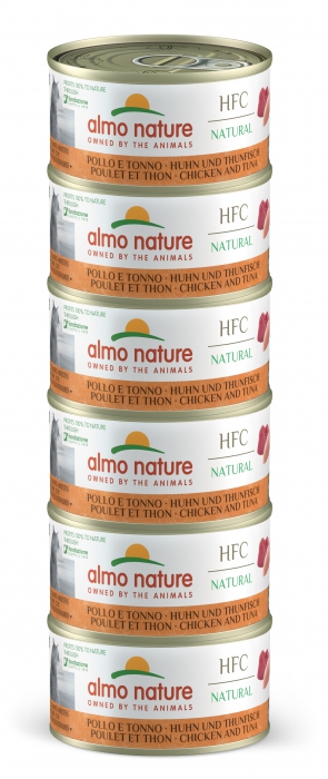 Foto Almo Nature - HFC Megapack con Pollo e Tonno da 6x70g