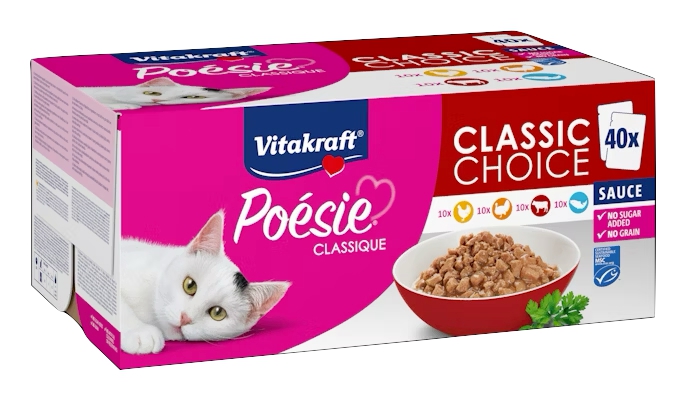 Foto Vitakraft - Poesie Classic Choice in Salsa 40x85g