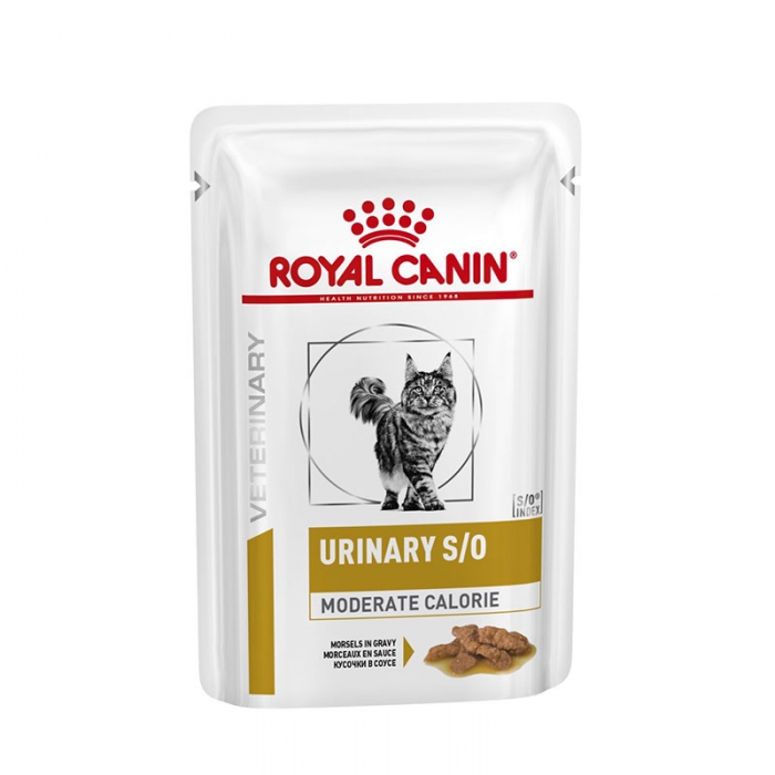 Foto Royal Canin - Veterinary Diet Cat Urinary S/O Moderate Calorie Paté 12x85g