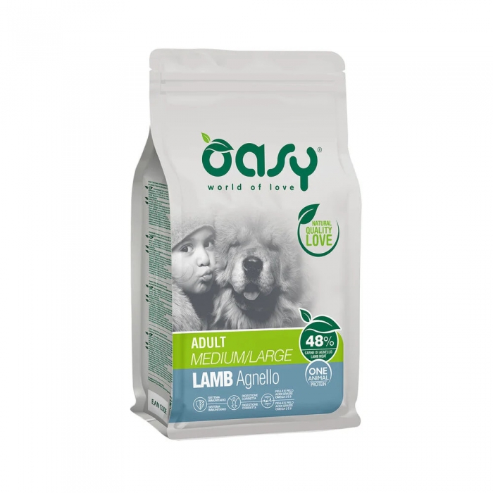 Foto Oasy Dry Dog Original - Adult Medium-Large Agnello 10 Kg
