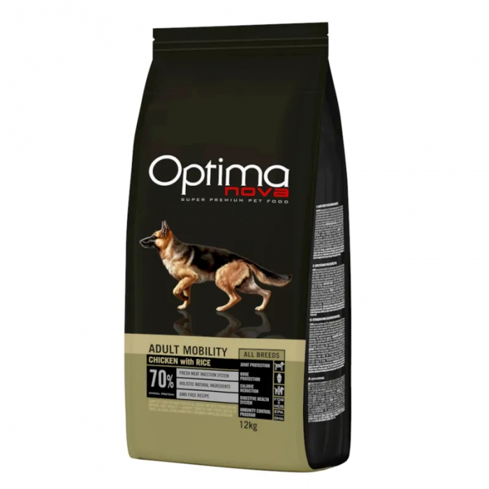 Foto Optimanova - Adult Mobility Pollo e Riso da 12 Kg