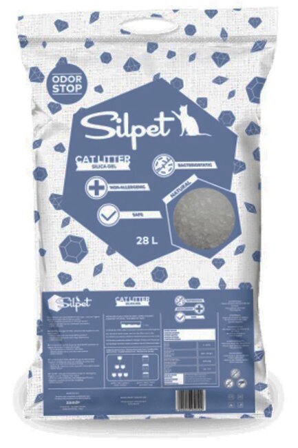 Foto Silpet Lettiera Per Gatto Silica Gel - Odor Control - 2x16lt