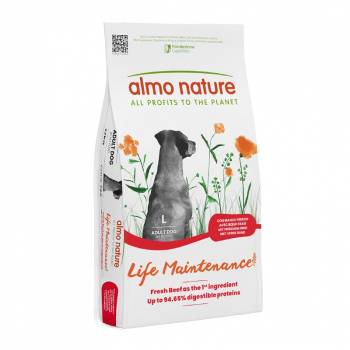 Foto Almo Nature - Life Maintenance Adult Large con Manzo e Riso da 12 kg