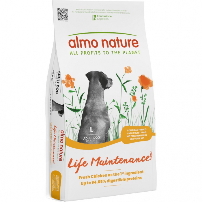 Foto Almo Nature - Life Maintenance Adult Large con Pollo e Riso da 12 Kg