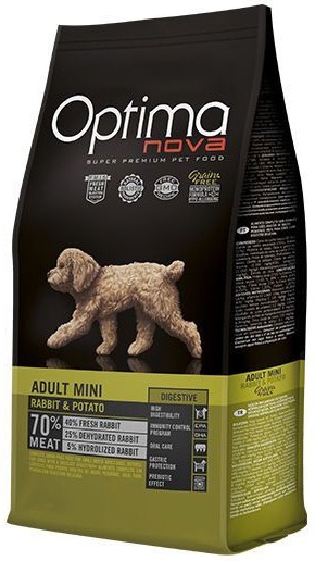 OptimaNova Perro Mini Huhn & Reis Erwachsenenfutter – 8 Kg, Komplett Für Kleine Hunderassen