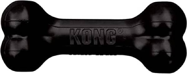 KONG Extreme Goodie Bone - Osso In Gomma Resistente Per Cani, Con Scomparto Per Snack, Taglia Media - Foto 10